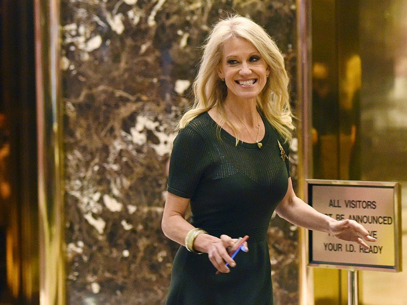 Kellyanne Conway à son arrivée le 12 décembre  2016 à la Trump Tower à  New York - TIMOTHY A. CLARY [AFP]