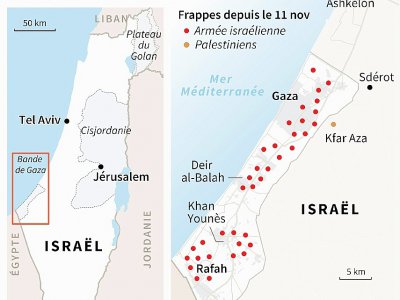 La bande de Gaza - Sophie RAMIS [AFP]