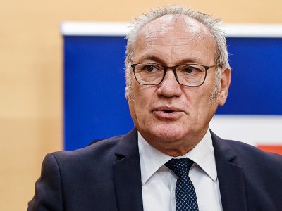 Le procureur de la République de Bayonne Marc Mariée s'exprime lors d'une conférence de presse le 29 octobre 2019 - GAIZKA IROZ [AFP]